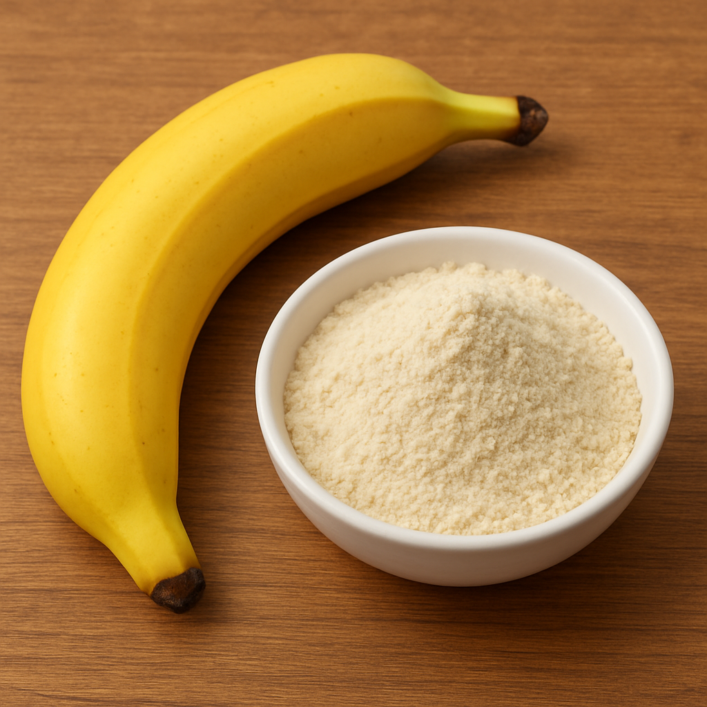ripe banana powder